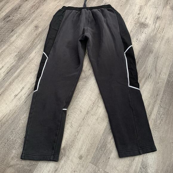 Adidas Mens Large Q4 Fleece Tapered Pants Run Black Jogger GYM Sweatpants HL6912 - Picture 5 of 7
